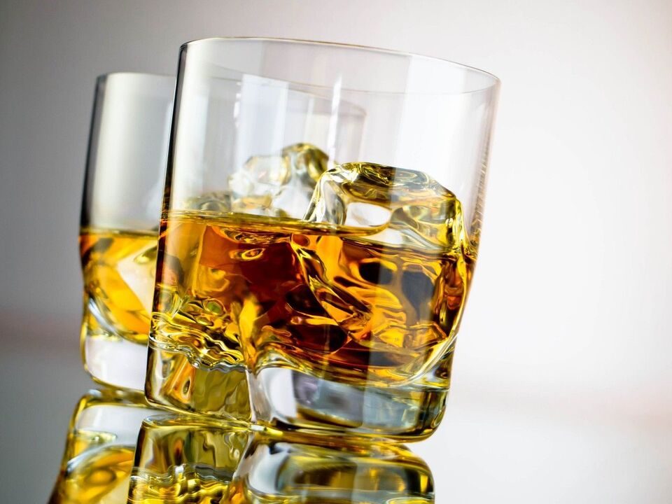 Alcohol, which causes physical and psychological dependence in women.